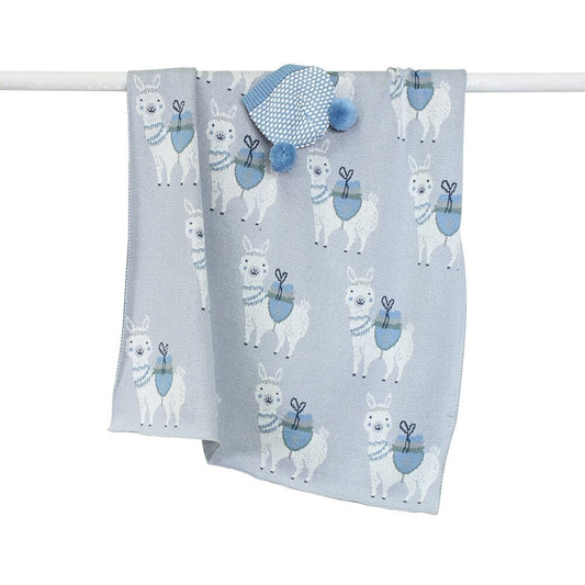 DLux Llama Baby Blanket