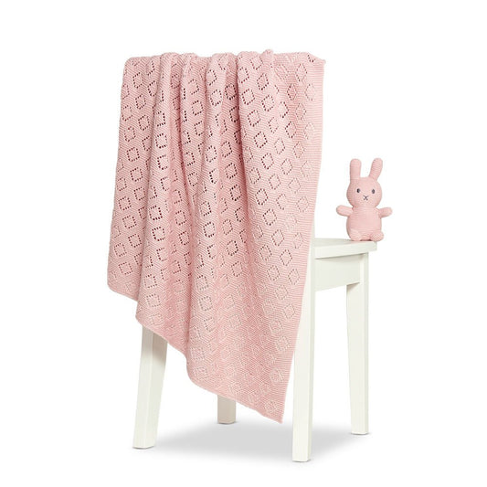 DLux Pointelle Baby Blanket