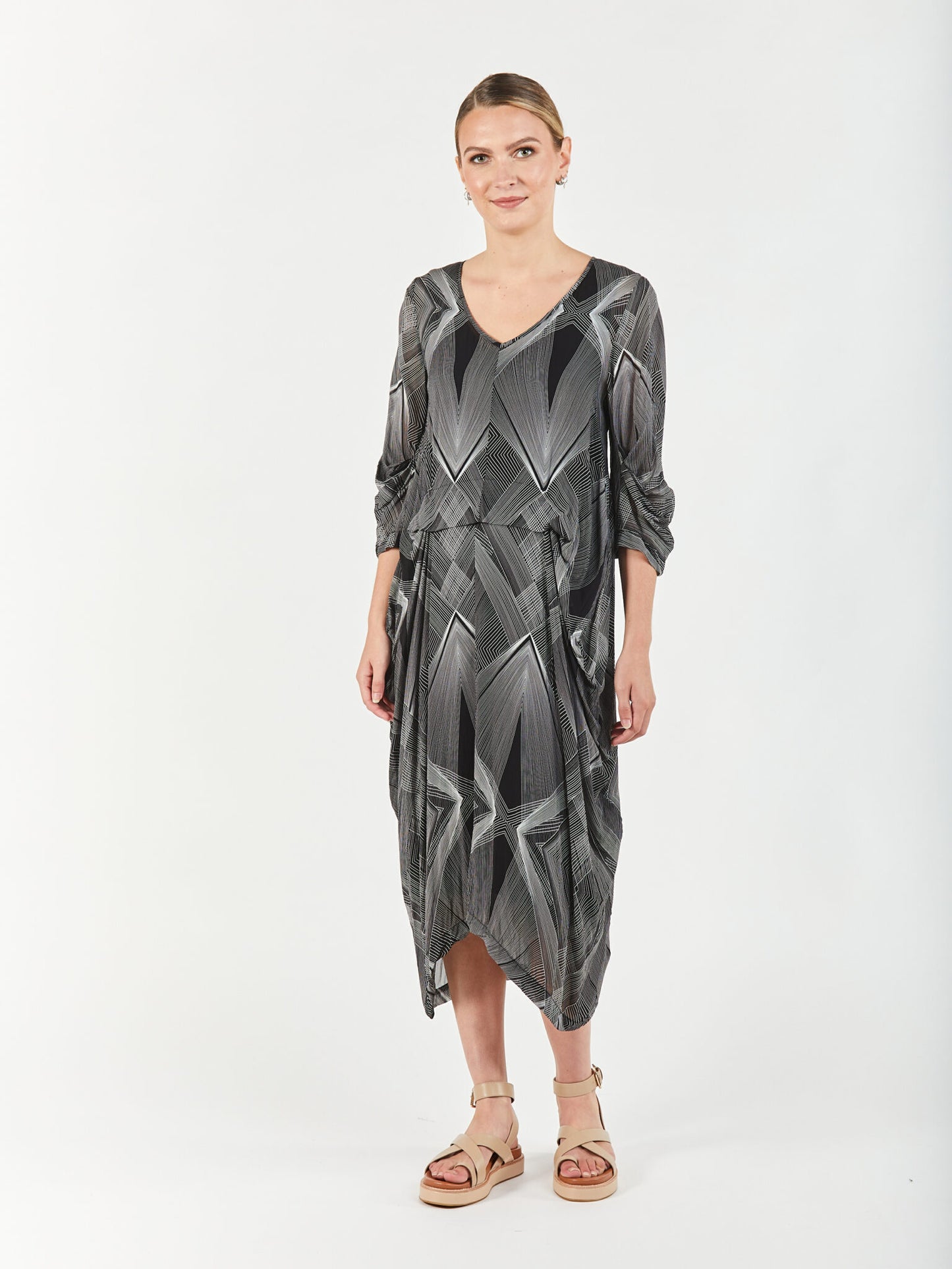 Obi Spiro Tuck Dress