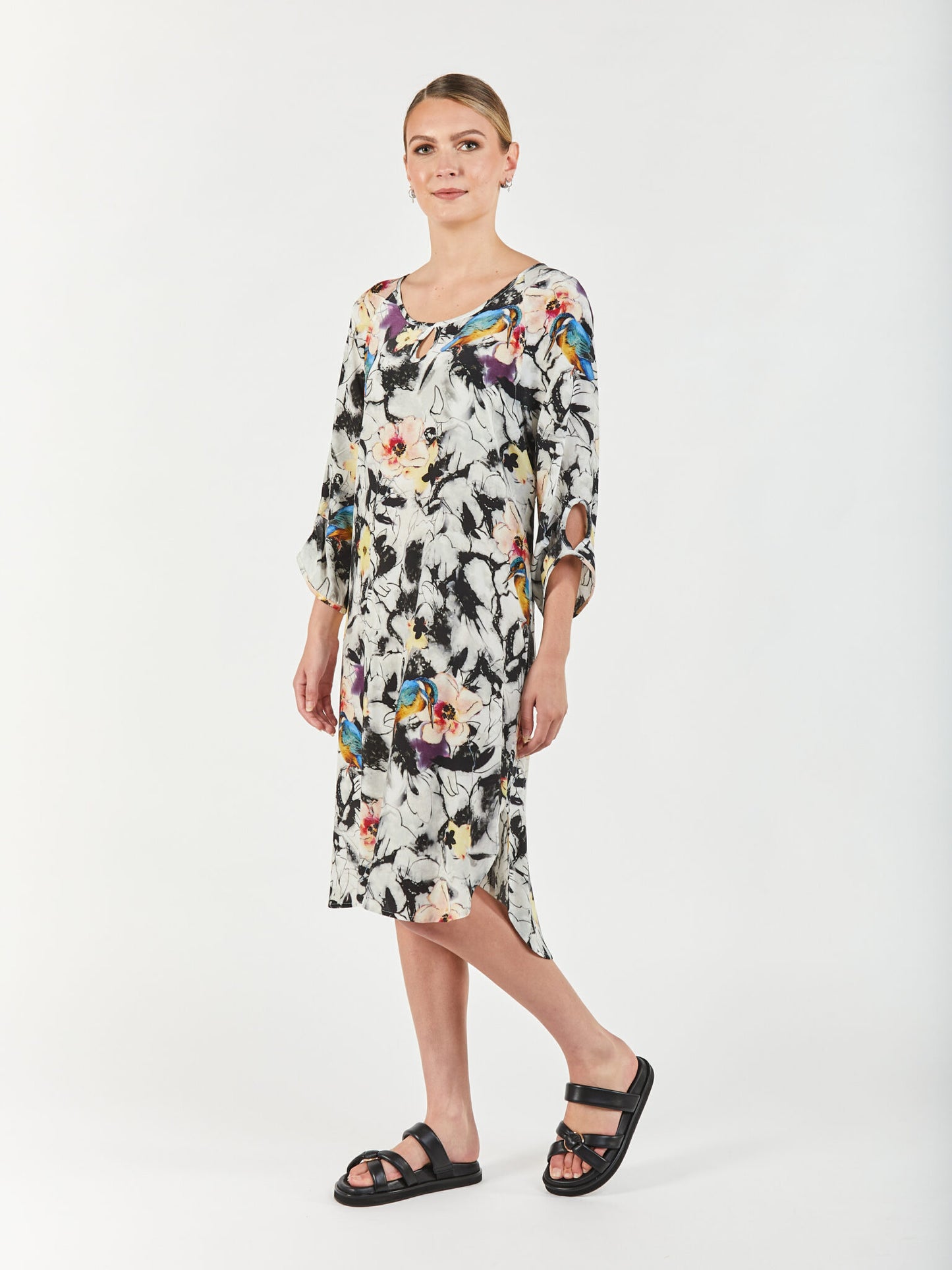 Obi Kingfisher Shift Dress