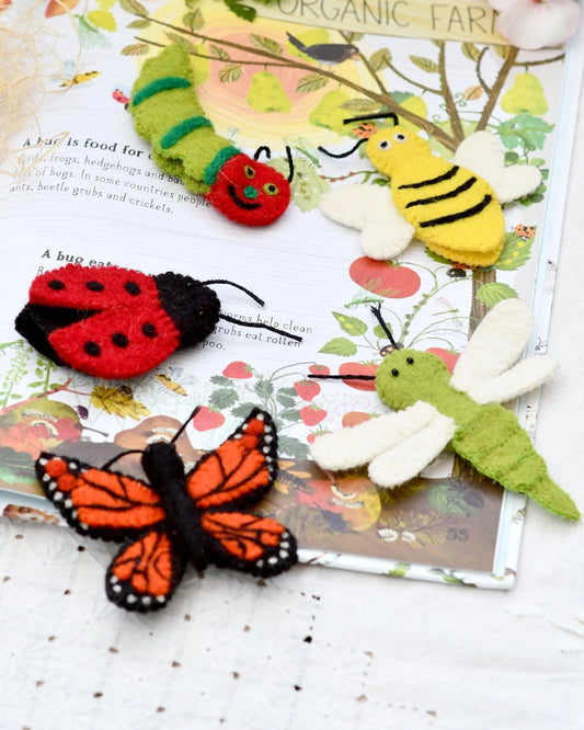 Insect & Bugs Finger Puppets Boxed Set