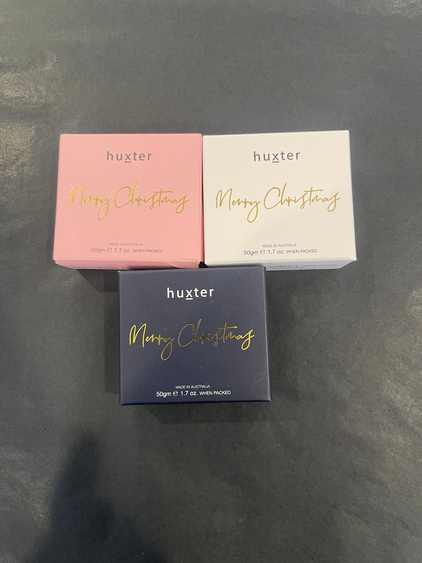 Huxter set 3 Gift soap   Assorted