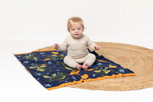 Indus Design Dakota Dragon Baby Blanket