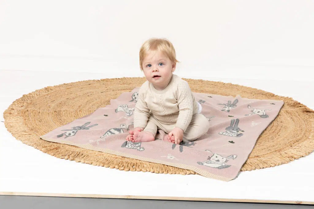 Indus Bella Bunny Baby Blanket